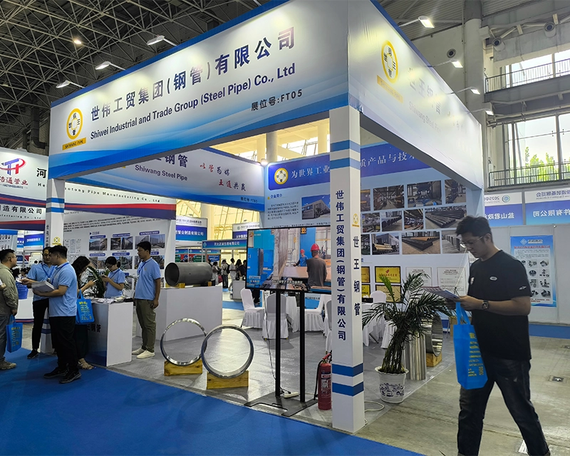 SHIWANG ha fatto un'apparizione straordinaria alla mostra dei materiali per tubi.